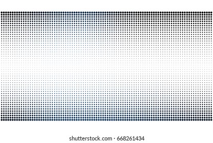 DARK BLUE vector pattern of geometric circle shapes. Colorful mosaic banner. Geometric background with colored disks.