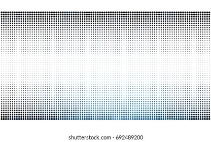 DARK BLUE vector pattern of geometric circle shapes. Colorful mosaic banner. Geometric background with colored disks.