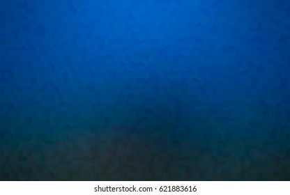 Dark BLUE vector pattern. Hexagonal template. Geometric sample. Repeating hexagon shapes. Brand-New texture for your design. Pattern can be used for background