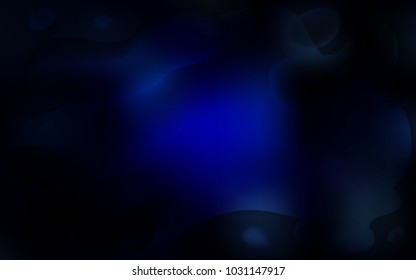 Dark BLUE vector pattern with lamp shapes. A completely new color illustration in memphis style. Memphis style for your business design.