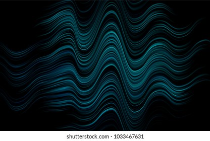 Dark BLUE vector pattern with lamp shapes. Colorful illustration in abstract marble style with gradient. New composition for your brand book.