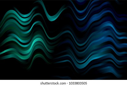 Dark BLUE vector pattern with lamp shapes. Brand-new colored illustration in marble style with gradient. A new texture for your  ad, booklets, leaflets.