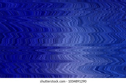 Dark BLUE vector pattern with lamp shapes. Creative illustration in halftone marble style with gradient. Marble style for your business design.