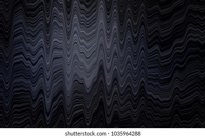 Dark BLUE vector pattern with lamp shapes. An elegant bright illustration with gradient. The elegant pattern for brand book.