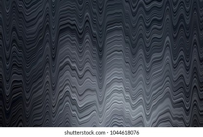 Dark BLUE vector pattern with lamp shapes. Creative geometric illustration in marble style with gradient. Pattern for your business design.