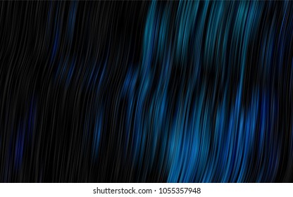 Dark BLUE vector pattern with lamp shapes. Brand-new colored illustration in marble style with gradient. Textured wave pattern for backgrounds.