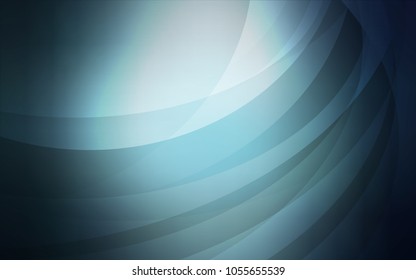 Dark BLUE vector pattern with lamp shapes. Colorful abstract illustration with gradient lines. A completely new memphis design for your business.