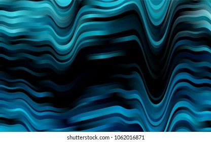 Dark BLUE vector pattern with lamp shapes. Brand-new colored illustration in marble style with gradient. A new texture for your  ad, booklets, leaflets.