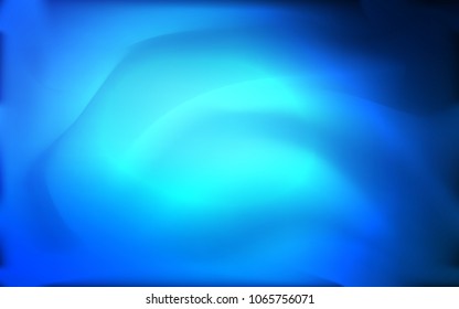 Dark BLUE vector pattern with lamp shapes. An elegant bright illustration with gradient. Brand-new design for your ads, poster, banner.