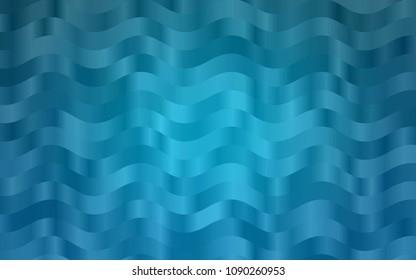 Dark BLUE vector pattern with lamp shapes. Shining illustration, which consist of blurred lines, circles. Pattern for your business design.