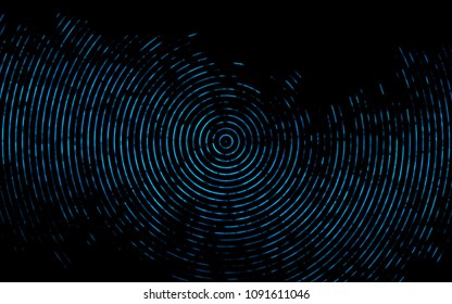 Dark BLUE vector pattern with lamp shapes. Shining crooked illustration in marble style. Marble style for your business design.