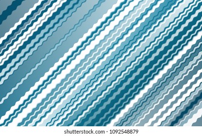 Dark BLUE vector pattern with lamp shapes. Creative illustration in halftone marble style with gradient. Brand-new design for your ads, poster, banner.