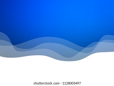 Dark BLUE vector pattern with lamp shapes. An elegant bright illustration with gradient. A completely new template for your business design.