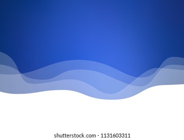 Dark BLUE vector pattern with lamp shapes. Creative geometric illustration in marble style with gradient. A completely new marble design for your business.