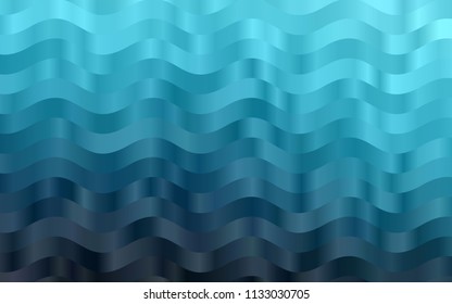 Dark BLUE vector pattern with lamp shapes. An elegant bright illustration with gradient. New composition for your brand book.