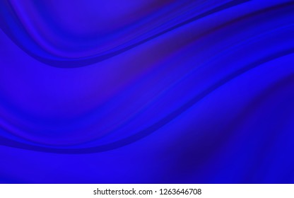 Dark BLUE vector pattern with lamp shapes. Brand new colored illustration in marble style with gradient. A completely new template for your business design.