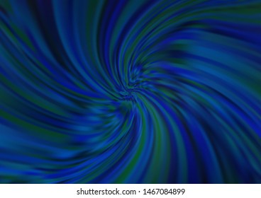 Dark BLUE vector pattern with lamp shapes. Creative geometric illustration in marble style with gradient. Marble design for your web site.