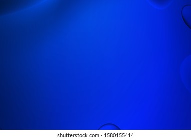 Dark BLUE vector pattern with lamp shapes. A vague circumflex abstract illustration with gradient. The template for cell phone backgrounds.