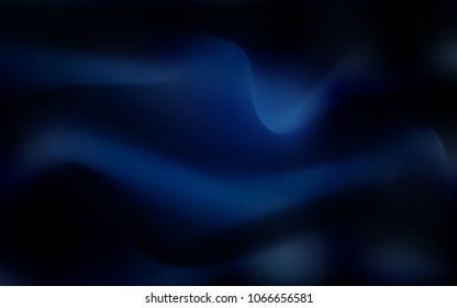 Dark BLUE vector pattern with lava shapes. Colorful illustration in abstract marble style with gradient. Marble design for your web site.