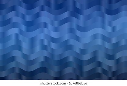 Dark BLUE vector pattern with lava shapes. Blurred geometric sample with gradient bubbles.  A completely new marble design for your business.