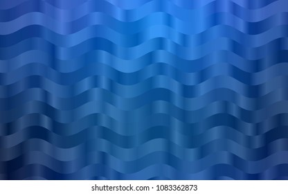 Dark BLUE vector pattern with lava shapes. Blurred geometric sample with gradient bubbles.  Marble style for your business design.