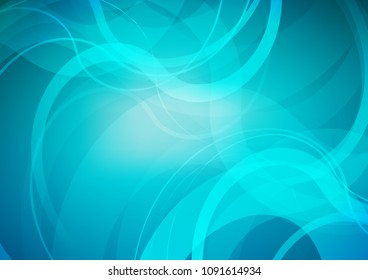 Dark BLUE vector pattern with lava shapes. Geometric illustration in marble style with gradient.  Pattern for your business design.