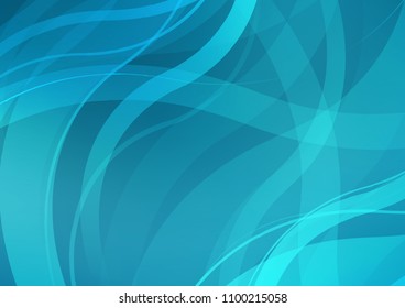 Dark BLUE vector pattern with lava shapes. Brand new colored illustration in marble style with gradient. Marble design for your web site.