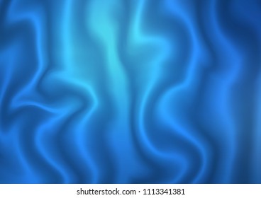 Dark BLUE vector pattern with lava shapes. Creative illustration in halftone marble style with gradient. New composition for your brand book.