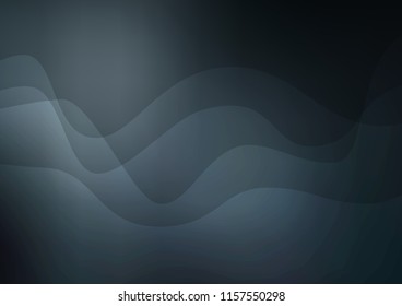 Dark BLUE vector pattern with lava shapes. Geometric illustration in marble style with gradient.  The best blurred design for your business.