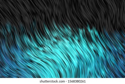 Dark BLUE vector pattern with lava shapes. Geometric illustration in marble style with gradient.  A completely new marble design for your business.