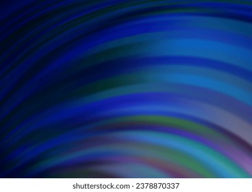 Dark BLUE vector pattern with lava shapes. Geometric illustration in marble style with gradient.  Marble design for your web site.