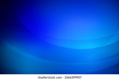 Dark BLUE vector pattern with lines, ovals. Shining illustration, which consist of blurred lines, circles. A new texture for your  ad, booklets, leaflets.