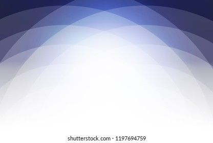 Dark BLUE vector pattern with lines, ovals. Brand new colored illustration in marble style with gradient. Marble style for your business design.