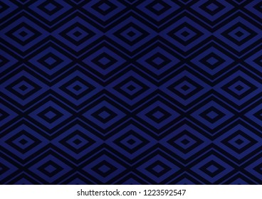 Dark BLUE vector pattern with lines, rectangles. Colorful illustration with lines, cubes on abstract template. Backdrop for TV commercials.