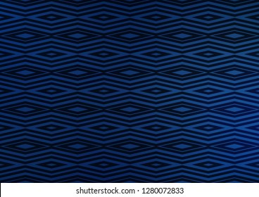 Dark BLUE vector pattern with lines, rectangles. Shining colorful illustration with lines, rectangles. Backdrop for TV commercials.