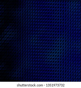 Dark BLUE vector pattern with lines. Gradient illustration with straight lines in abstract style. Best design for your posters, banners.