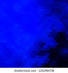 Dark BLUE vector pattern with lines. Colorful gradient illustration with abstract flat lines. Pattern for websites, landing pages.