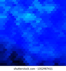 Dark BLUE vector pattern with lines. Colorful gradient illustration with abstract flat lines. Best design for your posters, banners.