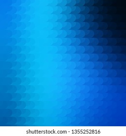 Dark BLUE vector pattern with lines. Gradient abstract design in simple style with sharp lines. Best design for your posters, banners.