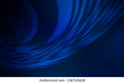Dark BLUE vector pattern with lines. Colorful abstract illustration with gradient lines. Abstract design for your web site.