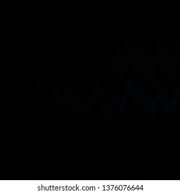 Dark BLUE vector pattern with lines. Colorful illustration in abstract style with bent lines. Pattern for ads, commercials.