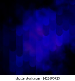 Dark BLUE vector pattern with lines. Gradient illustration with straight lines in abstract style. Pattern for ads, commercials.