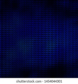 Dark BLUE vector pattern with lines. Geometric abstract illustration with blurred lines. Smart design for your promotions.