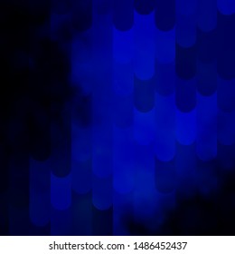 Dark BLUE vector pattern with lines. Gradient abstract design in simple style with sharp lines. Best design for your posters, banners.