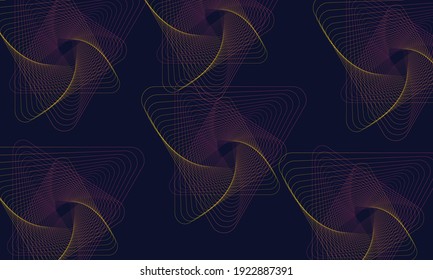 Dark blue vector pattern with lines. A beautiful bright illustration with a series. Template for mobile phone backgrounds.