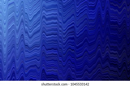 Dark BLUE vector pattern with liquid shapes. Brand-new colored illustration in marble style with gradient. A new texture for your  ad, booklets, leaflets.