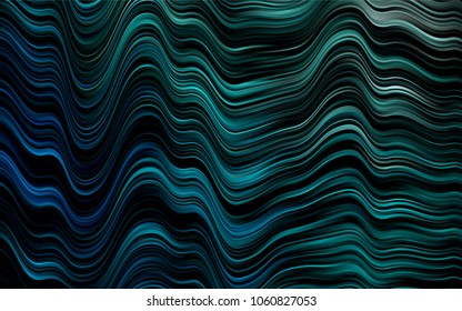 Dark BLUE vector pattern with liquid shapes. Geometric illustration in marble style with gradient.  The template for cell phone backgrounds.