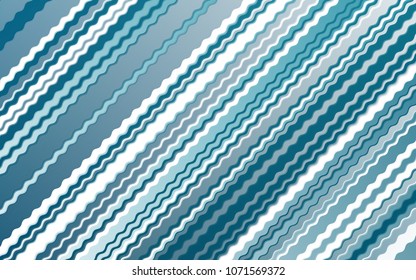 Dark BLUE vector pattern with liquid shapes. Shining crooked illustration in marble style. Brand-new design for your ads, poster, banner.