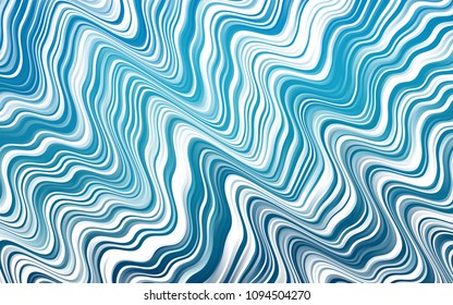 Dark BLUE vector pattern with liquid shapes. Creative illustration in halftone marble style with gradient. A new texture for your  ad, booklets, leaflets.