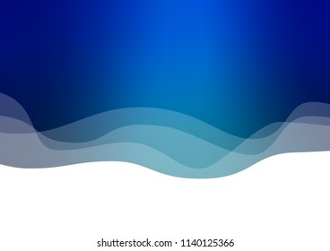 Dark BLUE vector pattern with liquid shapes. Shining crooked illustration in marble style. The template for cell phone backgrounds.